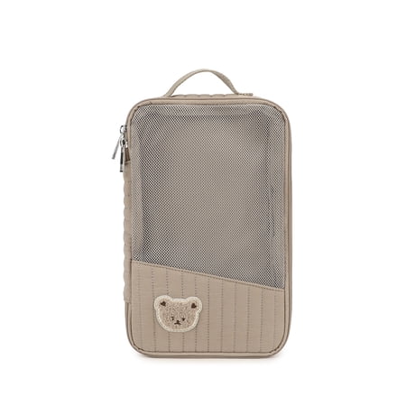 SPEKSEE Portable Baby Essentials Organizer Bag - Travel-Friendly Diaper Pack for Mothers, Mesh Bag, Reusable