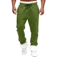 thumbnail image 3 of Tqyyweavej Mens Sweatpants Fleece Drawstring Cottom Pants Casual Active Athletic Workout Sweat Pants Joggers for Men(S-3XL), 3 of 8