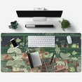 thumbnail image 4 of Cute Frog Kawaii Green Desk Decor Mat, Large Gaming Mouse Pad for Computer Keyboard Laptop, Home Office Accessories for Girl (31.5x15.7 in)-with Stitched Edges Pad, 4 of 6