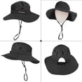 thumbnail image 5 of Women Wide Bucket Sun Hat UPF 50+ Outdoor Fishing Hiking Garden Protection Hat, 5 of 7