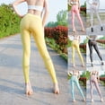 thumbnail image 3 of Womens Silky See Through Leggings High Elastic Sheer Ultra-thin Skinny Trousers, 3 of 7