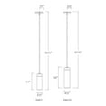 thumbnail image 2 of WAC Lighting Elementum 11" LED 3500K Aluminum Pendant in Satin Nickel, 2 of 2