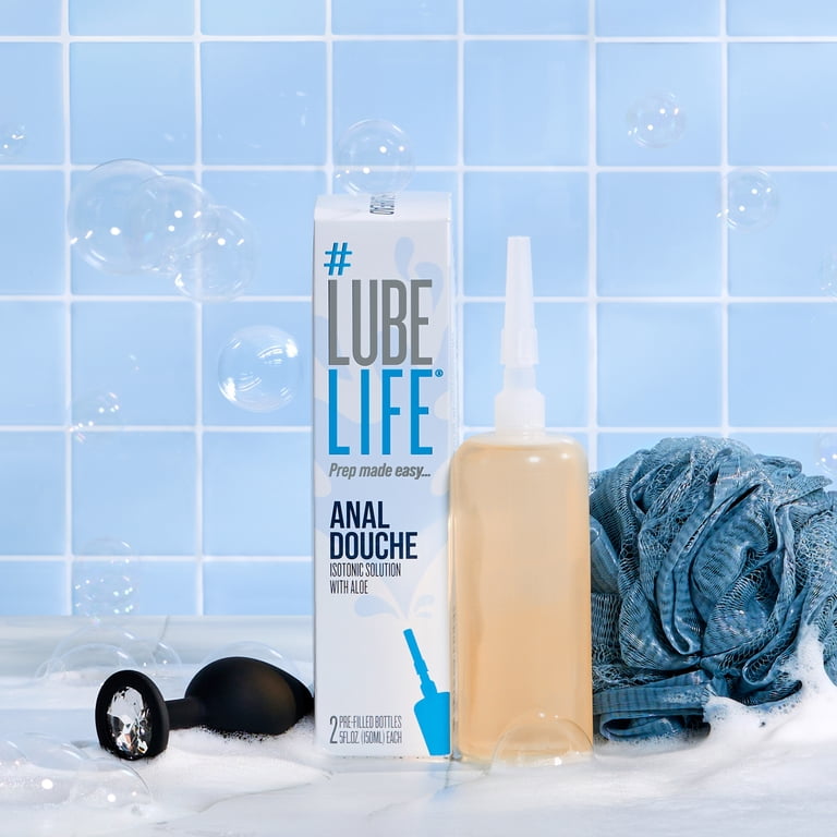 LUBELIFE Anal Douche Isotonic Solution with Aloe - Walmart.com