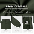 thumbnail image 6 of Iceglad Men's Lightweight Full-Zip Windbreaker Athletic Jacket with Pockets – Size Up Recommended, 6 of 8