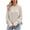 Gray, variant on Lovskoo 2024 Sweaters for Women Striped Knitted Loose Pullover Long Sleeved Top Round Neck Sweater Gray