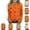 Orange, variant on YOUYEDIAN Halloween 3/4 Sleeve Shirt for Kids Toddler Girls Casual Fun Graphic Crew Neck Top