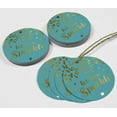 thumbnail image 4 of Inkdotpot Real Gold Foil Let Love Sparkle Wedding Tags Favor Hang Paper Tags 50 Pieces, 4 of 6