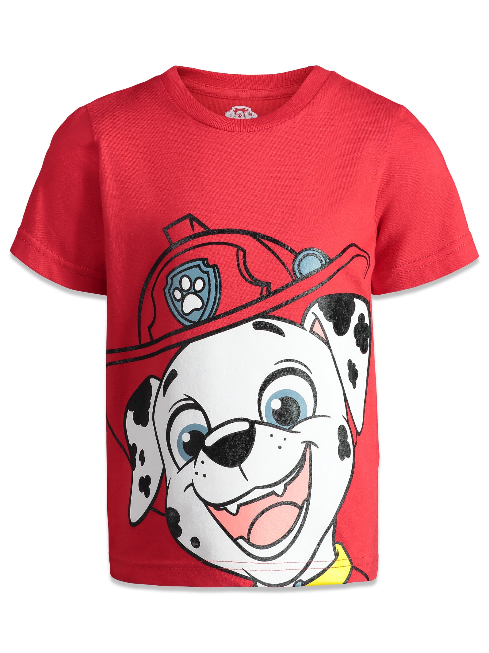 Paw Patrol Toddler Boys Graphic Rocky Chase & Marshall Pack 4 T-Shirt 3T Rubble