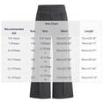 thumbnail image 6 of vzibsiv Boys Girls Sweatpants Wide Leg Fleece Lined Elastic Waist Pants with Pockets School Casual Trousers Dark Gray 12-13Y, 6 of 7