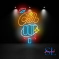 thumbnail image 5 of Shinelab Retro Chill Out Neon Sign, Chill Led Sign, Chill Area Wall Art, Chill Wall Decoration Gifts for Home Bar 1202, 5 of 5