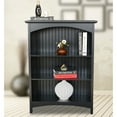 thumbnail image 6 of eHemco 3 Tier Storage Shelf Bookcase with 2 Arched Supports, 40 Inches Height, Black, 6 of 8