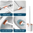 thumbnail image 4 of Juego de escobilla y soporte para baño, escobilla de silicona para inodoro, escobillas para inodoro MFZFUKR BST3020274-3, 4 of 6