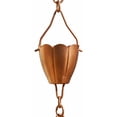 thumbnail image 2 of Patina Products R276H Copper Flower Cup Rain Chain - Half Length, 2 of 2
