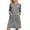 Grey, variant on Nightgowns for Women 3/4 Sleeve Sleepshirt Crew Neck Dresses for Women,Pink,S