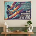 thumbnail image 3 of They Whispered To Her I Am The Storm Butterfly Vintage Tapestry, Feminist Woman Silhouette Wall Decor for Bedroom Dorm Living Room, 3 of 5