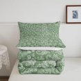 thumbnail image 5 of Erosebridal Sage Paisley Patchwork Twin Comforter Sets,Watercolor Floral Motif Bedding Set,2-Piece,1 Comforter and 1 Pillowcase,Reversible, 5 of 7