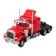 thumbnail image 2 of Modelo de vehículo de transporte a escala 1/32, camiones de fundición a presión con sonido auténtico, camión semipesado. rojo, 2 of 9