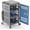 Gray, variant on Metateel Fully Assembled 30 Bay Mobile Charging and Storage Cart for iPad, Chromebook and Laptop Computer with Keypad Lock,Up to 14-in Screen Size,Front & Back Access Locking Cabinet (Black)