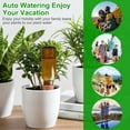 thumbnail image 4 of Terracotta Watering Spikes 6 Pack Plant Watering Devices Wine Bottle Automatic Plant Waterer for Vacations, Self Watering Stakes for Indoor Outdoor Plants, 4 of 10