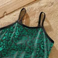 thumbnail image 6 of PatPat Girls Swimsuit Allover Camouflage Print Tight Hanging Strap Basic Tankinis Sizes 5-12, 6 of 7