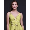 thumbnail image 5 of Bimba Butterfly Women Summer Printed V Neck Long Maxi Dress Holiday Resort Wear-Small, 5 of 6