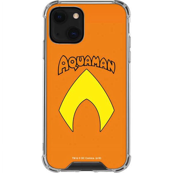 Skinit DC Comics Aquaman Official Logo iPhone 13 Clear Case