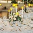 thumbnail image 2 of 1" Window Candles with Timer - 10 Pack Battery Operated Tapered Candles, Flameless LED Taper Candlesticks Ivory for Christmas Holiday Decor, 2 of 7