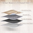 thumbnail image 5 of Modern Easy Area Rug Machine Washable Non-Slip Low Pile Stripe Pattern Rug for Living Room Bedroom Entryway (Brown 8'x10'), 5 of 6