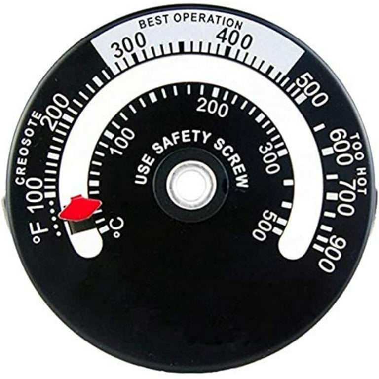 10579 Pizza Oven Thermometer 0/500ºC Ø60mm White - Thermometer