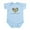 Sky Blue, variant on CafePress - Vegetable Heart Body Suit - Baby Light Bodysuit, Size Newborn - 24 Months