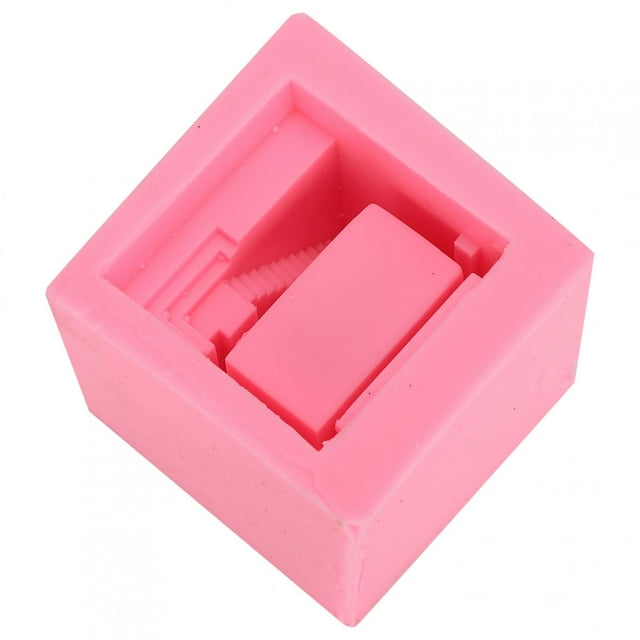 Molde de silicona con forma de Casa única, molde para pastel, jabón, maceta, moldes de hormigón, accesorios de bricolaje para el hogar BK2081
