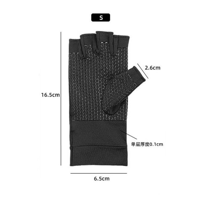 Pisexur Belleza Maquillaje Los guantes de presión de fibra de cobre son suaves, de alta elasticidad y envueltos alrededor de la palma, de silicona presurizada en forma de ppara mujeres y hombres