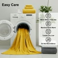 thumbnail image 2 of Beartech 8 Piece Microfiber Bath Towels Set - 2 Bath sheet, 2 Hand Towel, 4 Washcloths, Soft, Highly Absorbent, Quick Dry & Less Lint Shower towel for Bathroom, Hotel-Ginger, 2 of 7