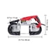 thumbnail image 2 of VEVOR Sierra de cinta portátil de corte profundo de 5" y velocidad variable, motor de 110 V 10 A probado según los estándares UL, 2 of 8