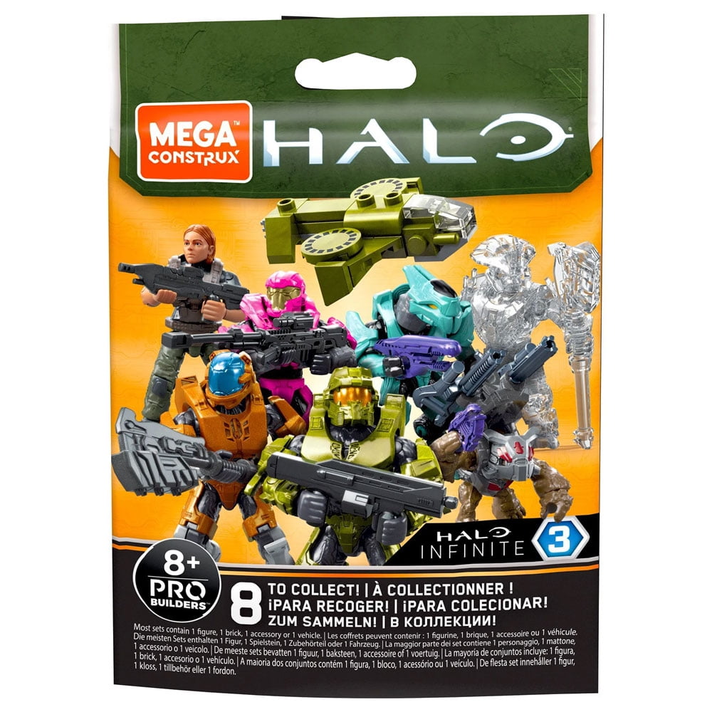 No Duplicates Halo Mega Construx Clash on the Ring Triple Play Blind Packs Lot 