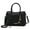 Black, variant on Valeria Women's Satchel Bag Vegan Leather Shoulder Bag Handbag Purse With Keyring by Mia K. - Wine