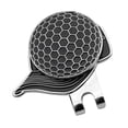thumbnail image 2 of S SERENABLE New Golf Ball Marker with Golf Hat Clip Funny Cap Pattern - Black, 2 of 5
