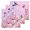 Purple, variant on Pink Flower Kitchen Dish Towels for Drying Dishes Set of 3, Spring Floral Butterfly Elegant Pastoral Birds Waffle Weave Microfiber Hand Tea Bathroom Towels Quick Dry & Absorbent Towel 12x12