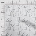 thumbnail image 1 of oneOone Silk Tabby Fabric Line Geometric Print Fabric By Yard 42 Inch Wide, 1 of 4