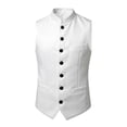 thumbnail image 3 of Kiijoy Boys Mandarin Collar Vest Single Waistcoat Sleeveless Jacket, Sizes 2-14, 3 of 4