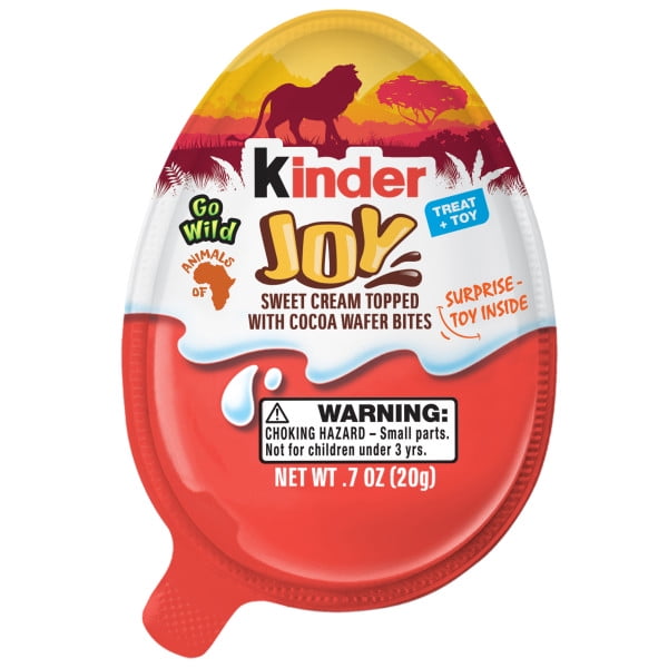 Kinder JOY Chocolate Egg, Variety Toy Inside, 0.7 oz