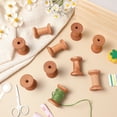 thumbnail image 2 of SHISUYAN 20pcs Empty Spools Yarn Winding Spools Embroidery Yarn Spools Wooden Thread Spools For Crafts Sewing, 2 of 8