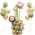 thumbnail image 1 of Globos de cumpleaños Wuokkig Jungle Safari Wild One Party, 1 of 7