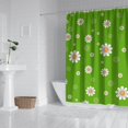 thumbnail image 2 of Waterproof Daisy Flower Shower Curtain 72x72 Inch Boho Style Polyester Unique Shower Curtain for Bathroom Hotel Home Decor with 12 Plastic Hooks, 2 of 5