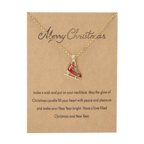 Xihbxyly Collar de Papá Noel, Colgante con Diseño de Aceite Goteando, Accesorio con Dije de Muñeco de Nieve, Joyería de Moda para Fiestas, Idea de Regalo para Todas Las Edades, Espíritu Festivo.