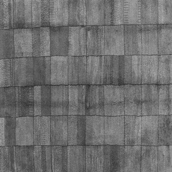 Ahgly Company Indoor Square Abstract Gray Contemporary Area Rugs, 3' Square