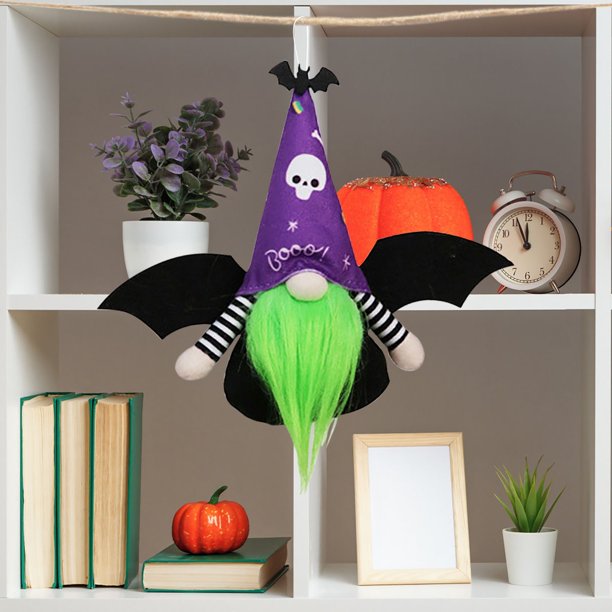 Fiudx Ofertas relámpago del día Colgante pequeño sin rostro Enano Decoración de Halloween Colgante de decoración del hogar
