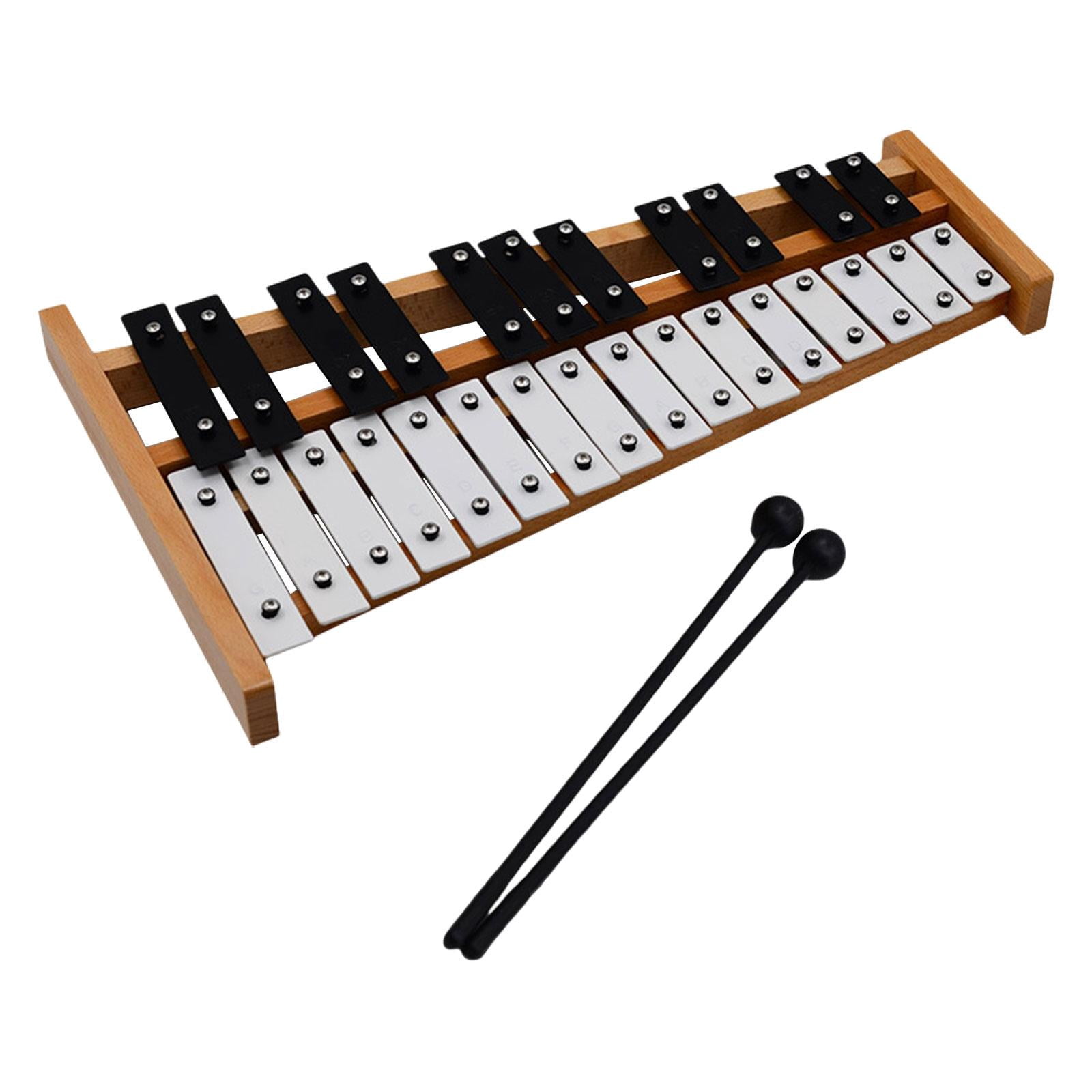 JWQFBC 27 Note Wooden Xylophone Glockenspiel Fine Motor Skill Enlightenment Educational