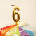 thumbnail image 3 of Bearachild Paquete de 10 velas de cumpleaños Numeral ABS Party Toppers Adornos Superficie lisa Celebraciones 0-9 Favor Cake Candle Herramientas y accesorios para hornear Bearachild HA062228-00, 3 of 6