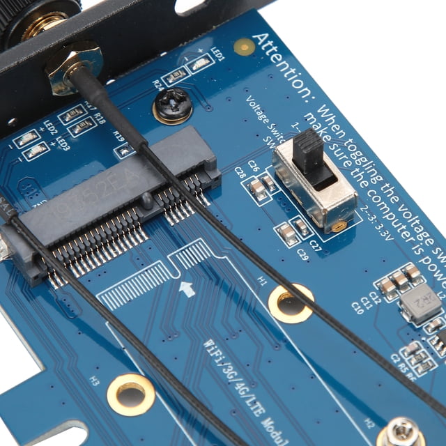 Tarjeta Wi-Fi PCIE, Adaptador De Banda Con Soporte Para Tarjeta SIM Adaptador Wifi PCIE, Soporte Para Periféricos De Red Mini Tarjeta PCI-E Para Win10/8/7/2000